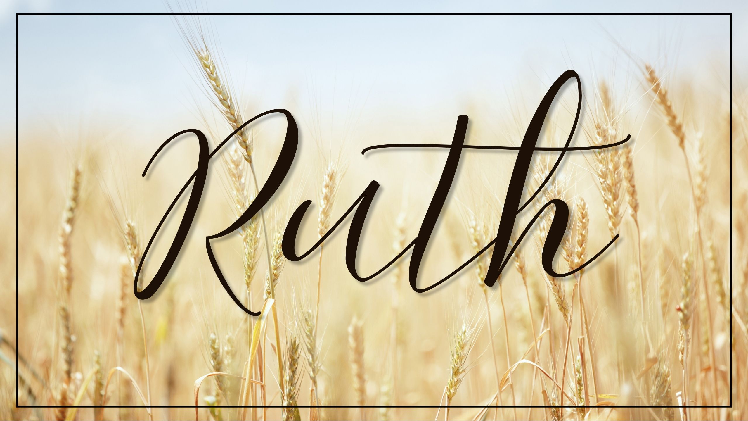 “Redemption through a Child” — Ruth 4:1-22